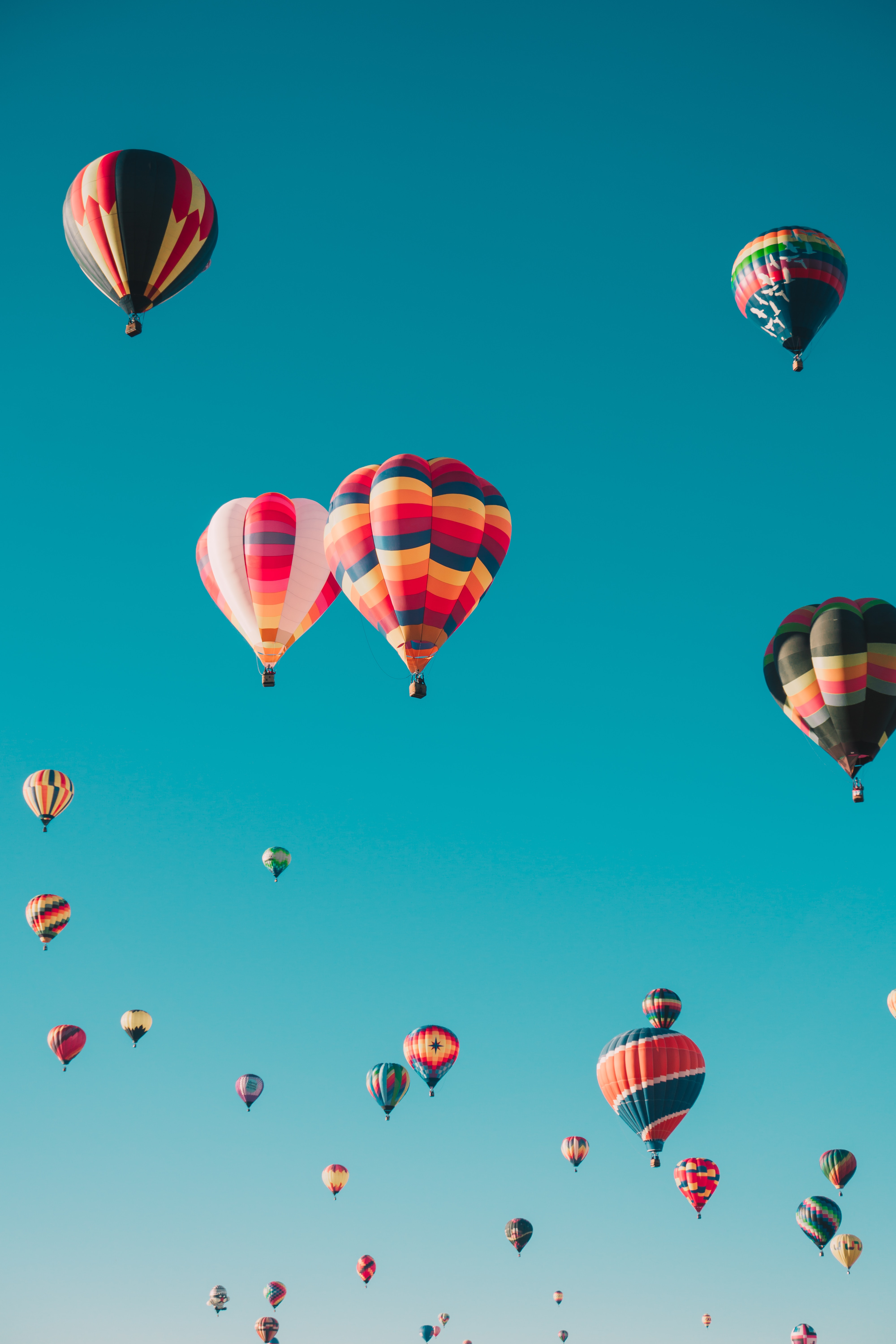 image of balloons in the sky
